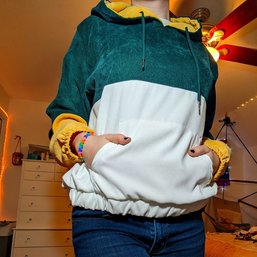 Shein (unknown size) multicolored Corduroy jacket